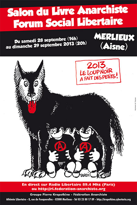 SALON DU LIVRE ANARCHISTE DE MERLIEUX 2013