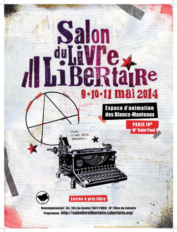 Salon du livre libertaire de Paris 2014