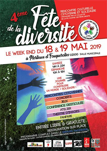 4ème Fête de la Diversité à Merlieux – samedi 18 et dimanche 19 mai