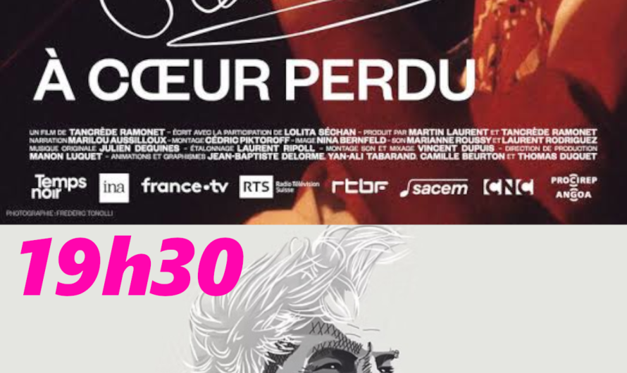 Le 5 juillet 2026 projection du documentaire « A cœur perdu » de Tancrede Ramonet  et concert d&rsquo;Olivier D.Rago.
