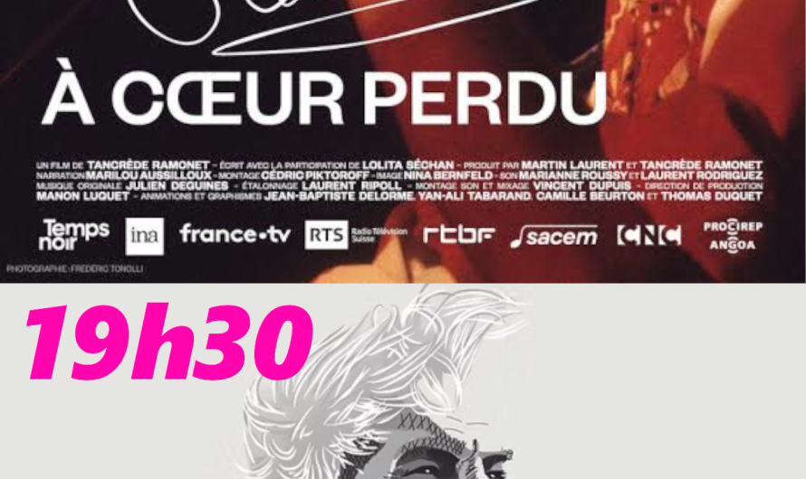Le 5 juillet 2026 projection du documentaire « A cœur perdu » de Tancrede Ramonet  et concert d&rsquo;Olivier D.Rago.